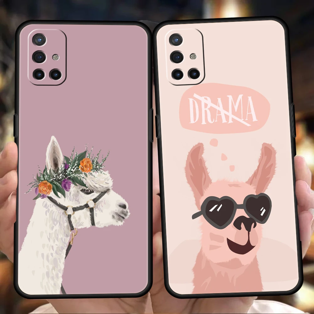 Lama Llama Alpacas Luxury Phone Case For Oneplus Nord N100 N200 N10 10 7 8 9 7T 8T 9R 9RT CE 2 Z Pro 5G Fundas Silicone Cover