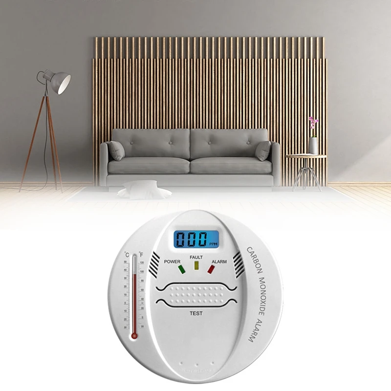 Detector de fuligem em favo de mel, alarme de monóxido de carbono, co, detecção de fumaça azul, sistema de segurança para fogão a carvão