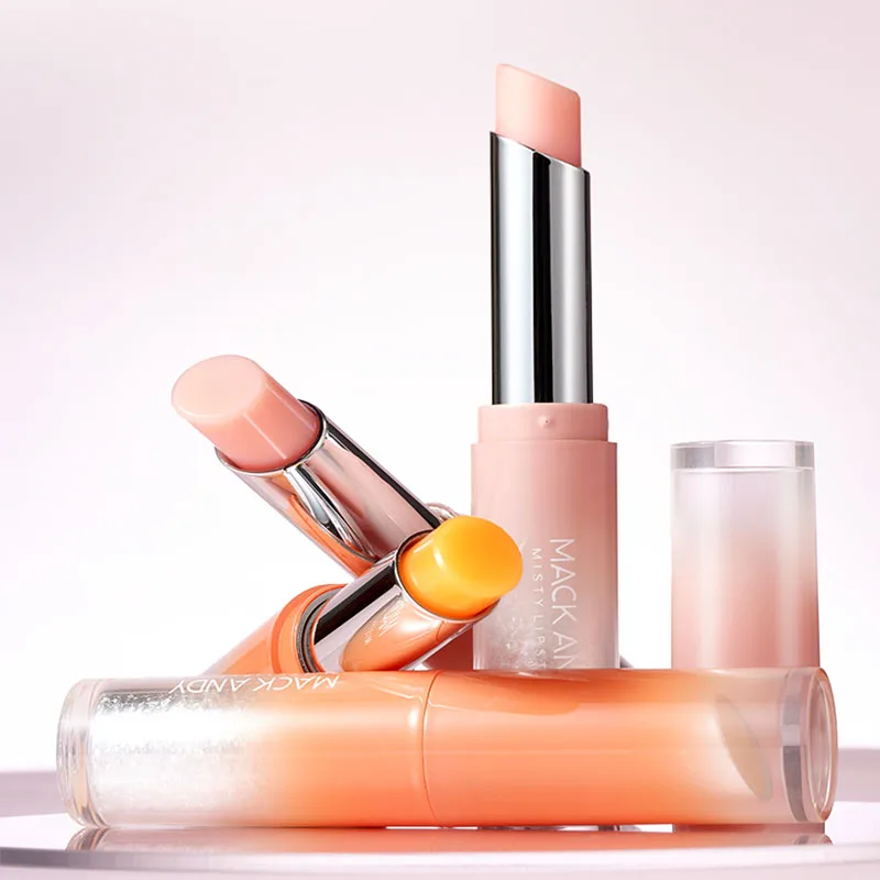 MACKANDY Temperature Color-changing Lip Balm Deep Moisturizing Reduce Lip Lines Women Natural Beeswax Lip Care Cosmetics