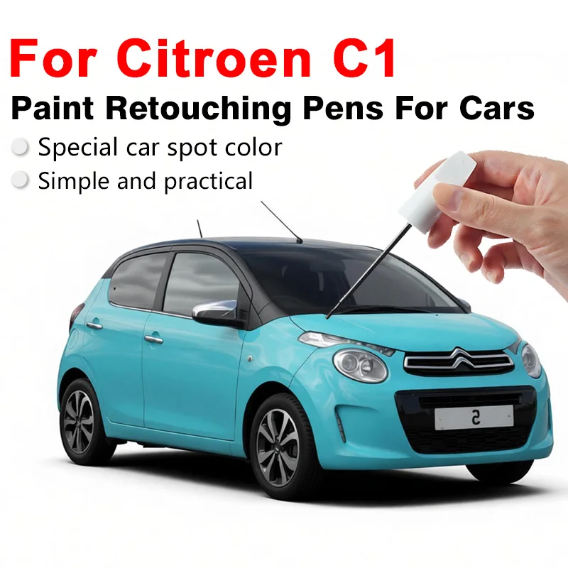 For Citroen C1 Scratch Repair Pen Waterproof Fade Resistant Restores Paint Color Covers Small Scratches Easily