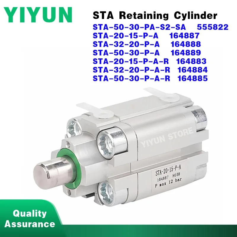 

1 шт. STA-50-30-32-20-15-P-A-R-S2-SA Пневматический стопорный цилиндр 555822 164887 164888 164889 164883 164884 164885