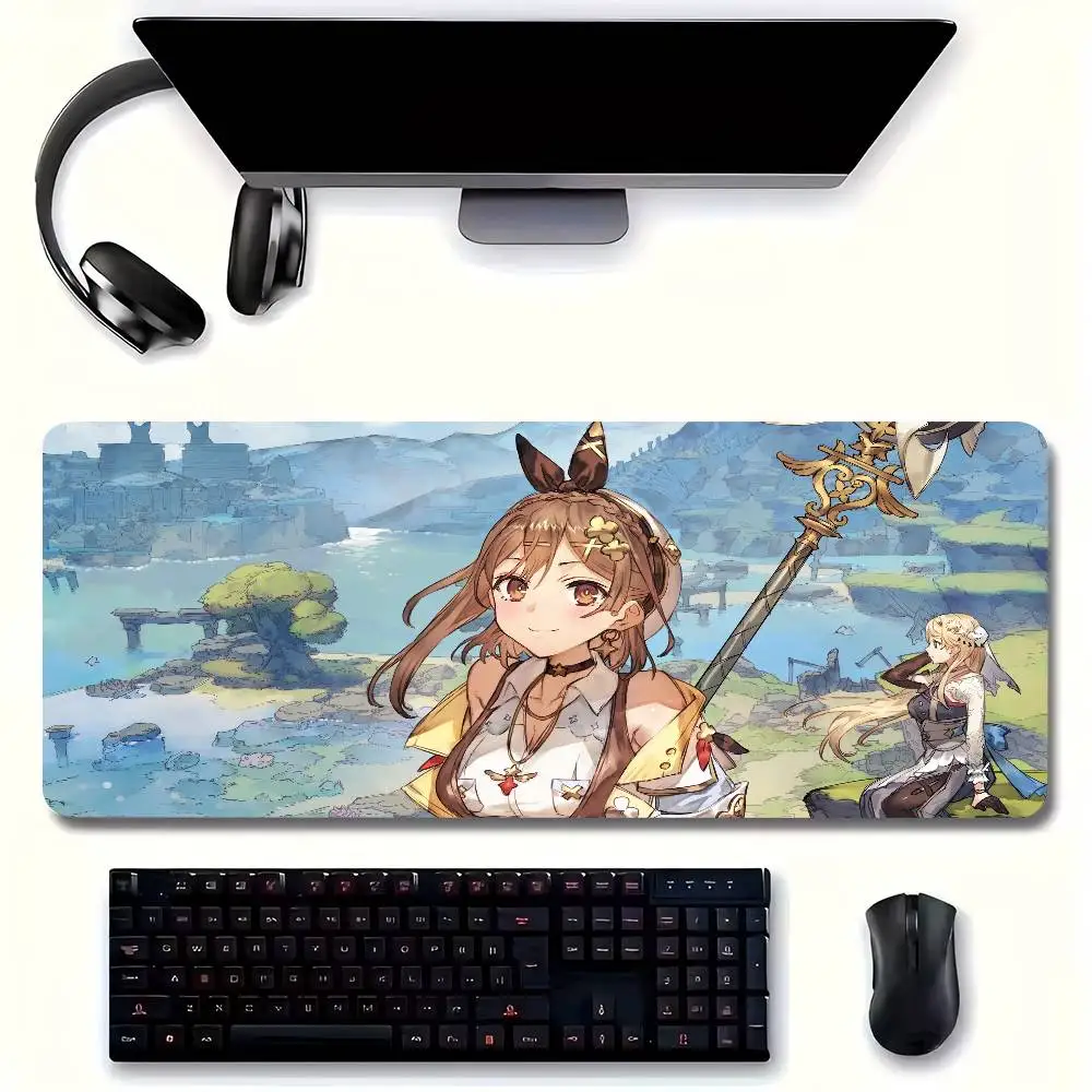 A-atelier Ryza Game Anime Mousepad Non-slip Suitable For Office Computers Laptops E-sports Game Desk Mats XXL Keyboard