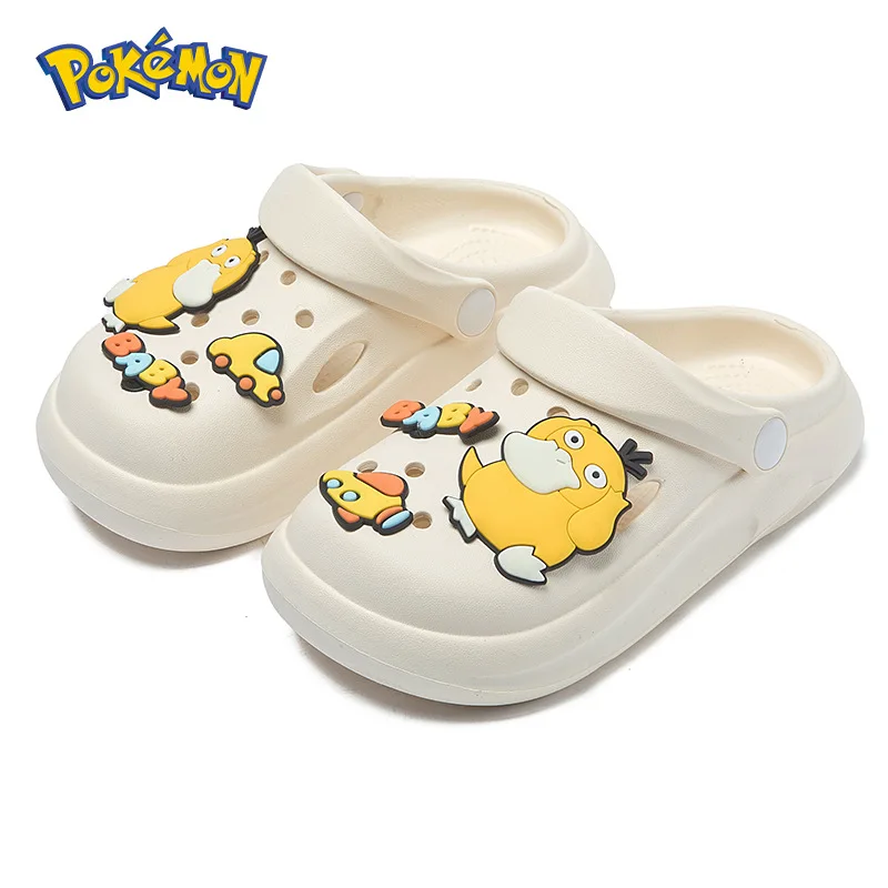 3style Anime Pokemon Childrens Slippers Pikachu Squirtle Psyduck Jigglypuff Parent-child Non-slip Slippers Lovely Gift