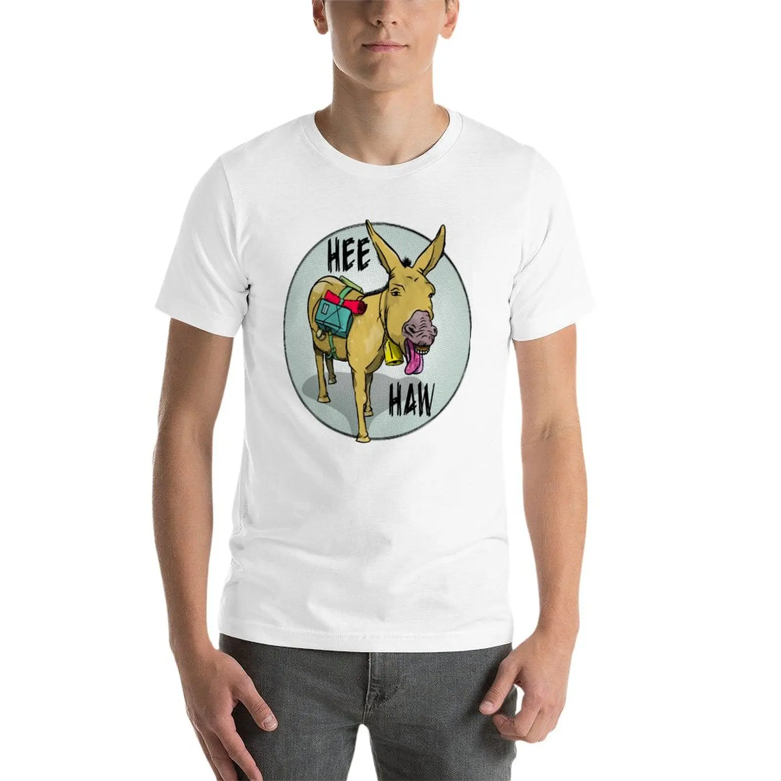 New Donkey Braying HEE HAW T-Shirt Tee shirt boys t shirts Anime t-shirt mens t shirts pack