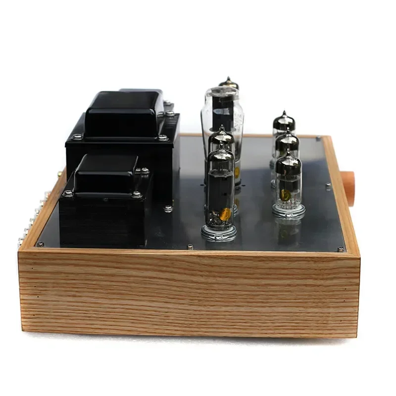 ล่าสุดLog Shell 15W * 2 สเตอริโอ 6N1 Push 6P14 สูญญากาศ 5Z4Pบัฟเฟอร์แก้ไข 6N3 Preamp Class A HIFI Home Audioเครื่องขยายเสียง