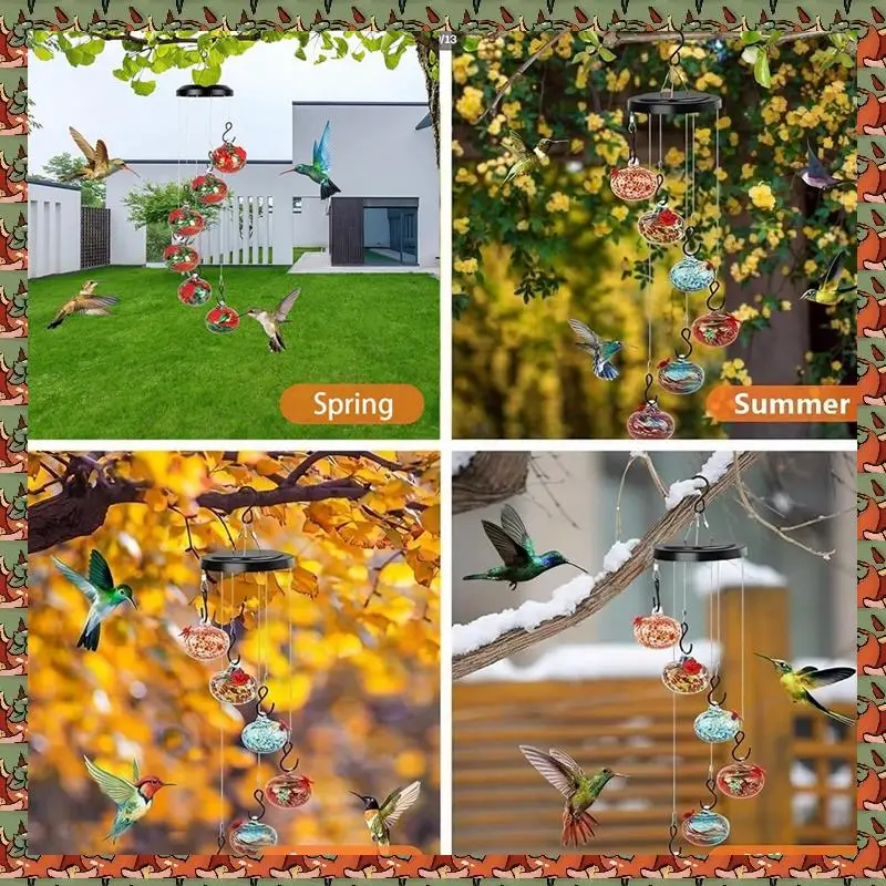 

ABLQ Очаровательные колокольчики для птиц на открытом воздухе, шарик для кормления птиц для наружного сада, декор