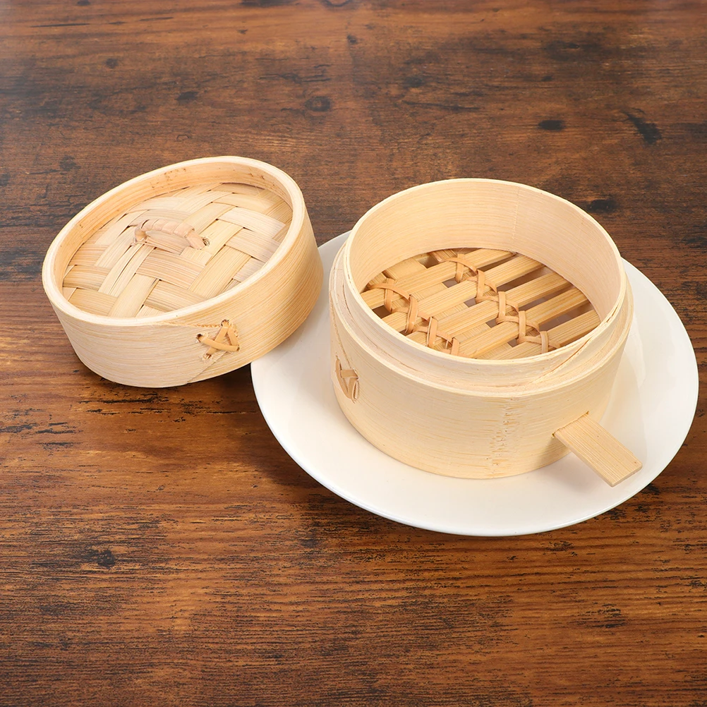 

1set Wooden Steamer Round Rack Chinese Steamer Cooking Accessories Chinese Style Dumpling Vitamin Retaining Steam Cookware