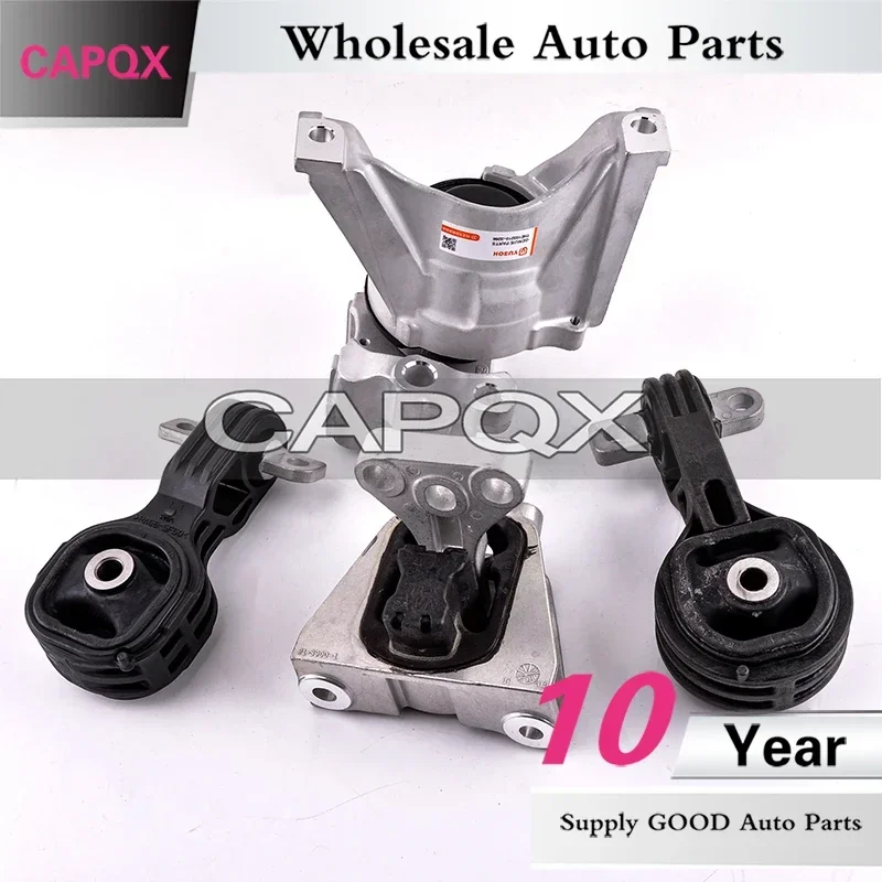 CAQPX 4PCS Rubber Engine Mount For Honda CRV CR-V RE1 RE2 RE4 2007 2008 2009 2010 2011  Engine Support Mounting