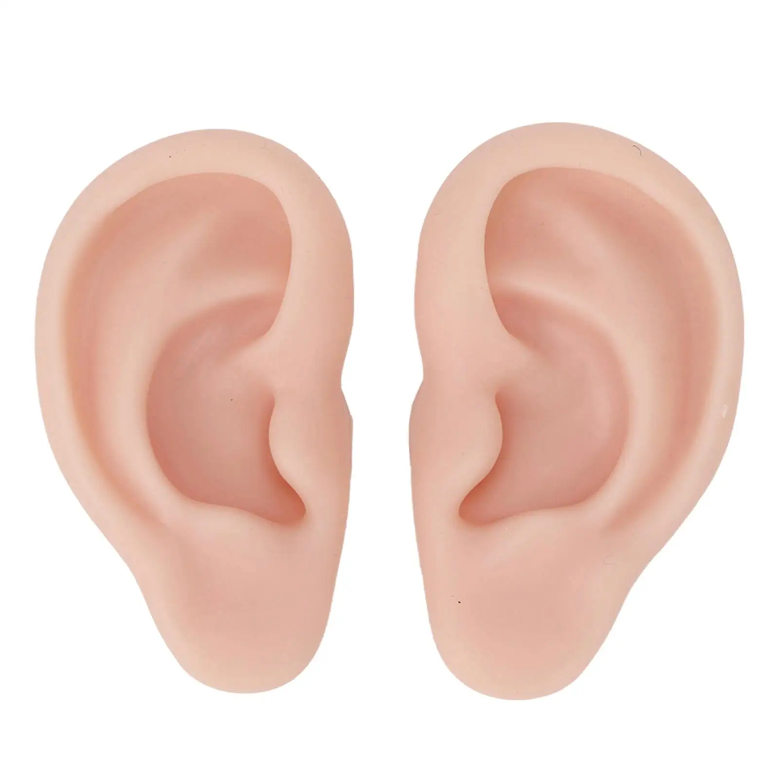 Reusable Silicone Human for ear Model - 1 Pair for ear Piercing Practice