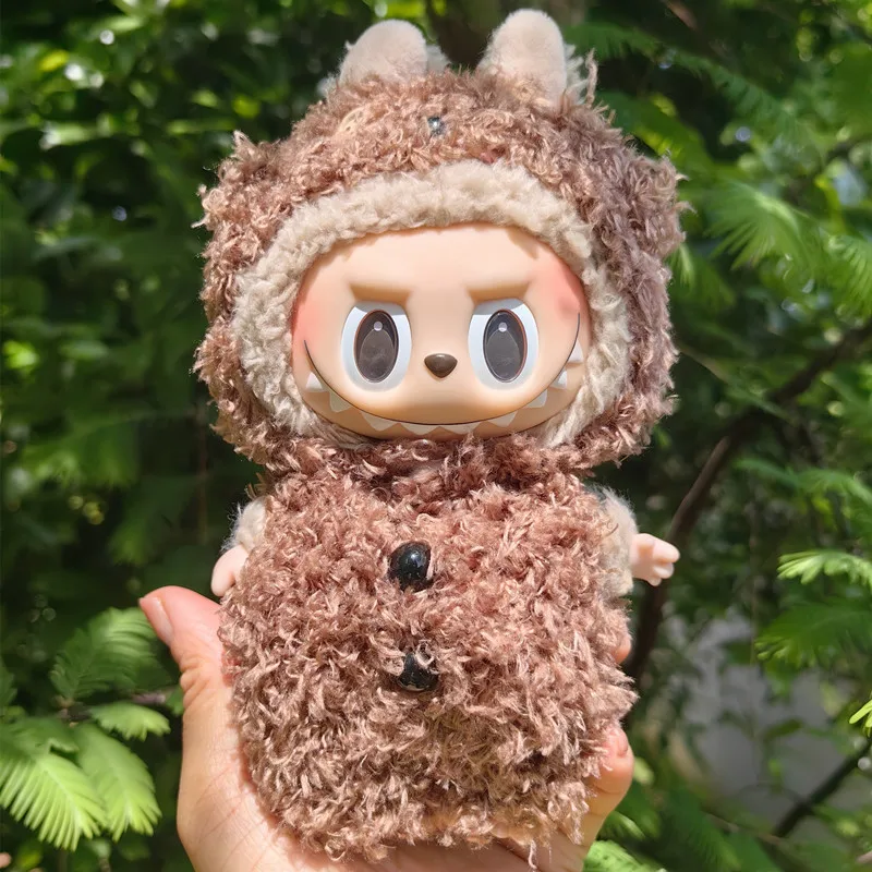 17cm niedlichen Mini Plüsch Puppen Kleidung Outfit Zubehör für Korea Kpop Exo Labubu Idol Puppen Elefant Overall Kleidung DIY Geschenk