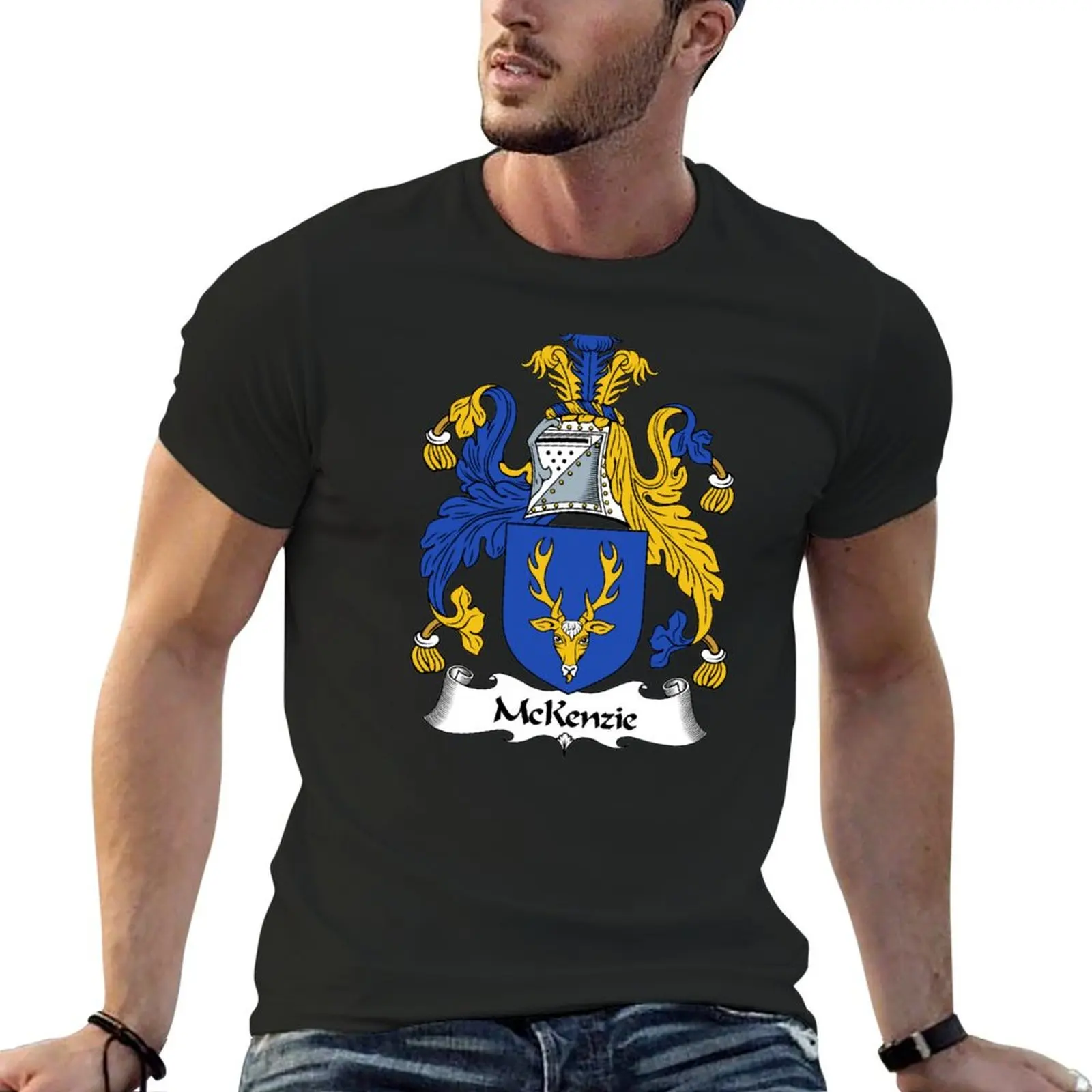 McKenzie Coat of Arms / McKenzie Family Crest T-Shirt anime t shirts shirts graphic graphic tee shirt oversized t shirts for men