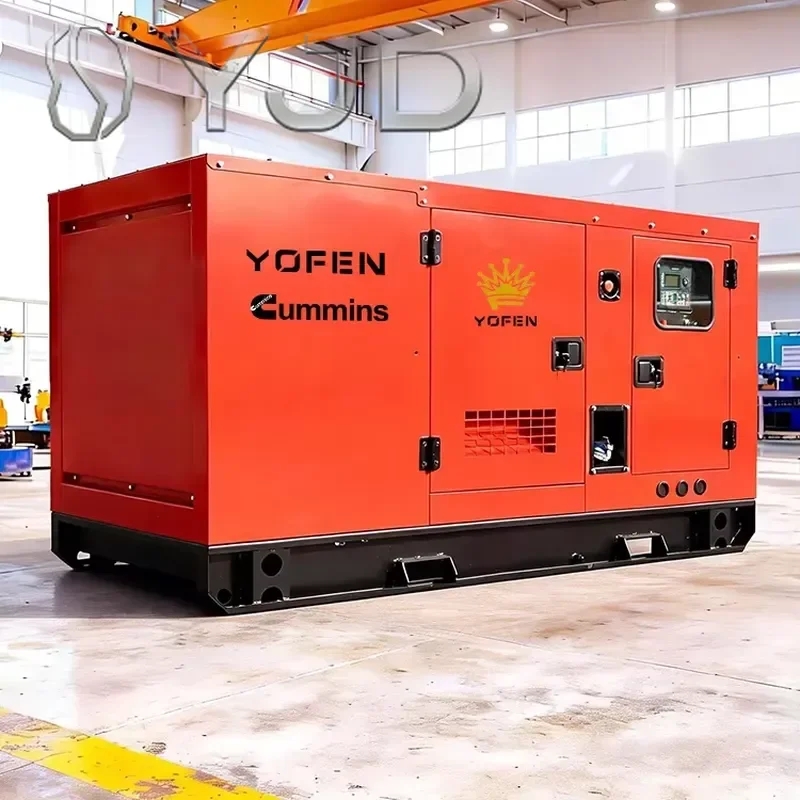 Yofen 100kva 120kva 150kva 200kva 500kva Mobile Portable Silent Diesel Power Generators ATS GF3 Model Manufacturer Price