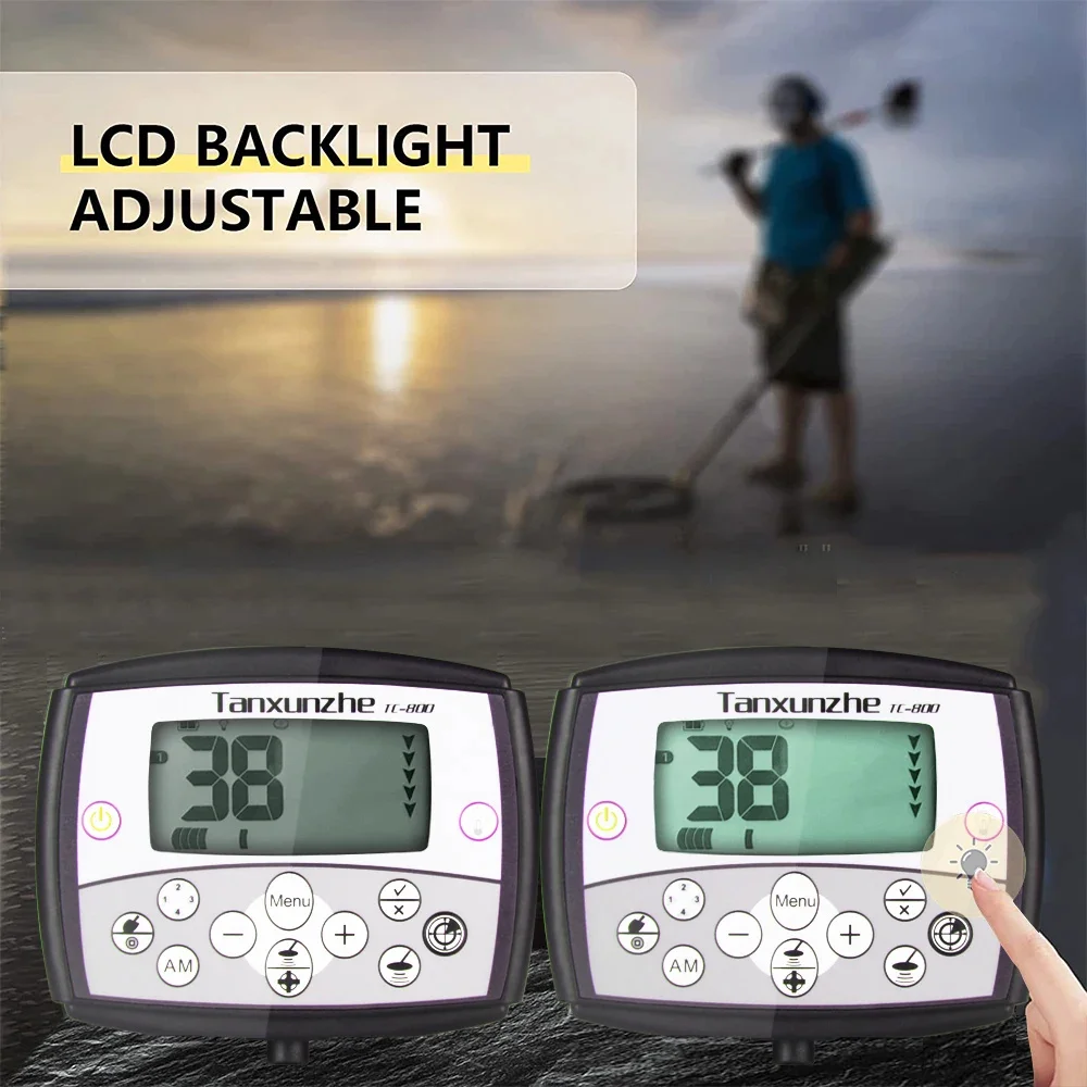 TC-800 Metal Detector Professional High sensitivity Gold Detector Treasure With Single frequency technology