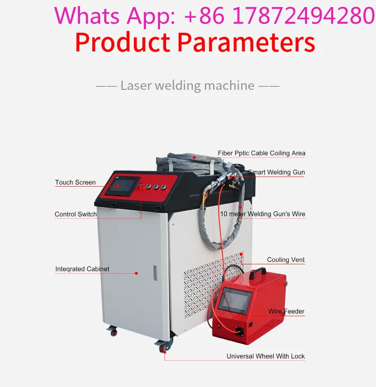 New Multifunctional 3-in-1 3000W Handheld Air-Cooling     Welding Machine