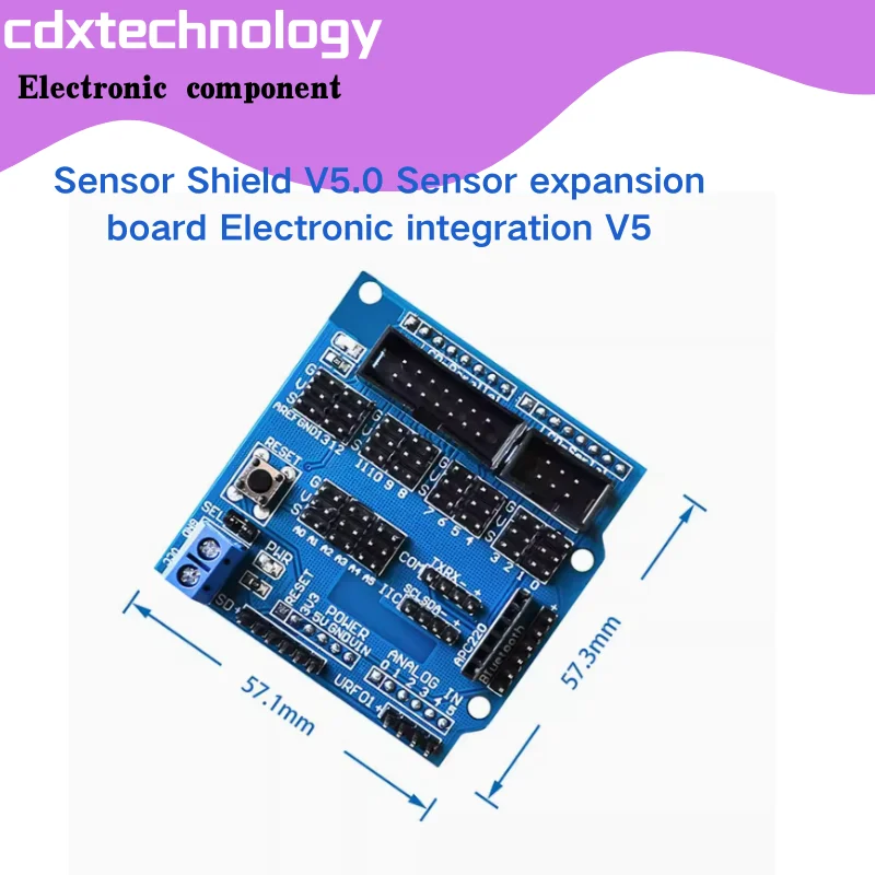 Sensor Shield V5.0 Placa de expansão do sensor Integração eletrônica V5