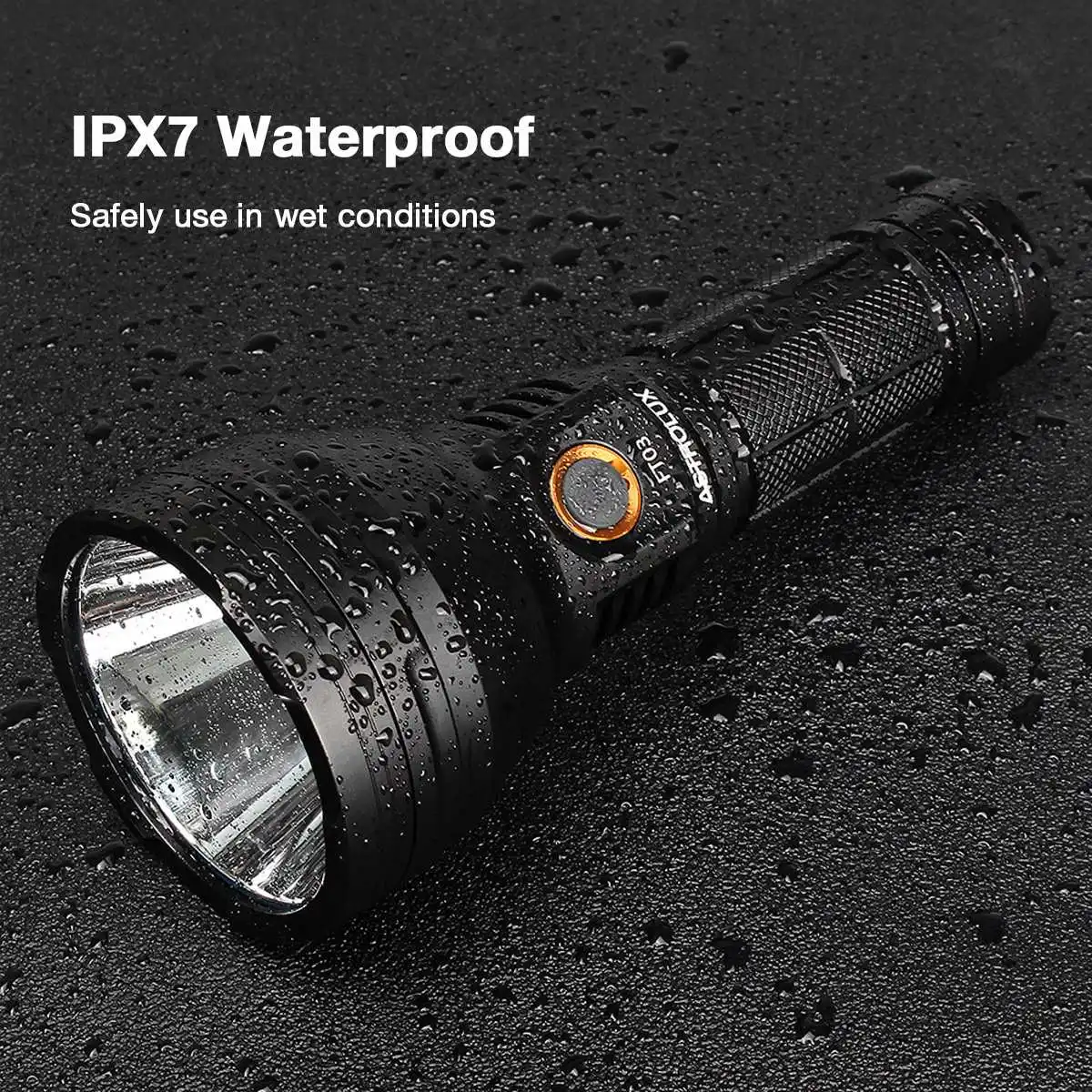 Astrolux FT03 8 modes SST40-W 2400lm 875m NarsilM V1.3 USB-C Rechargeable 2A 26650 21700 18650 Portable Outdoor LED Flashlight