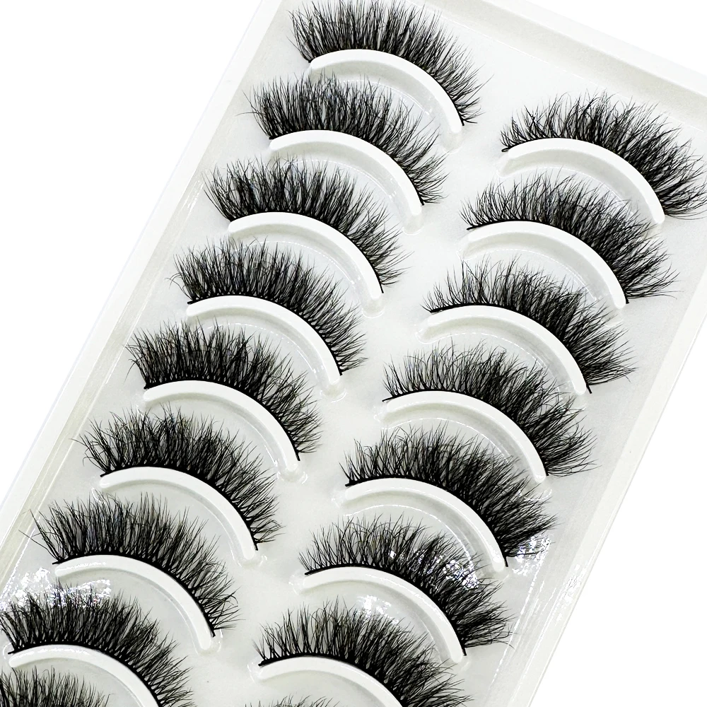 

NEW 1000Pairs 3D Mink EyeLashes Natural Hair False EyeLashes Long 100% Dramatic Eye MakeupFake Lashes Fluffy Cilios Lashes