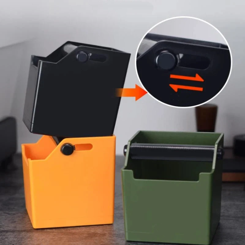 Espresso Knock Box Anti Slip Coffee Grounds Storage Container Sturdy Dump Bin for Professional Home Barista Accessory