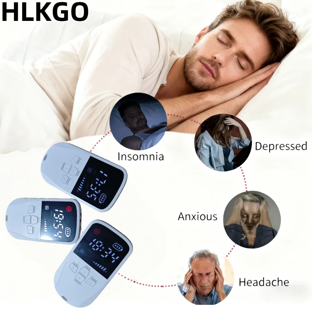 Vagus Nerve CES Stimulator Device, Best Microcurrent Brain Stimulation for Sleep Anxiety Depression