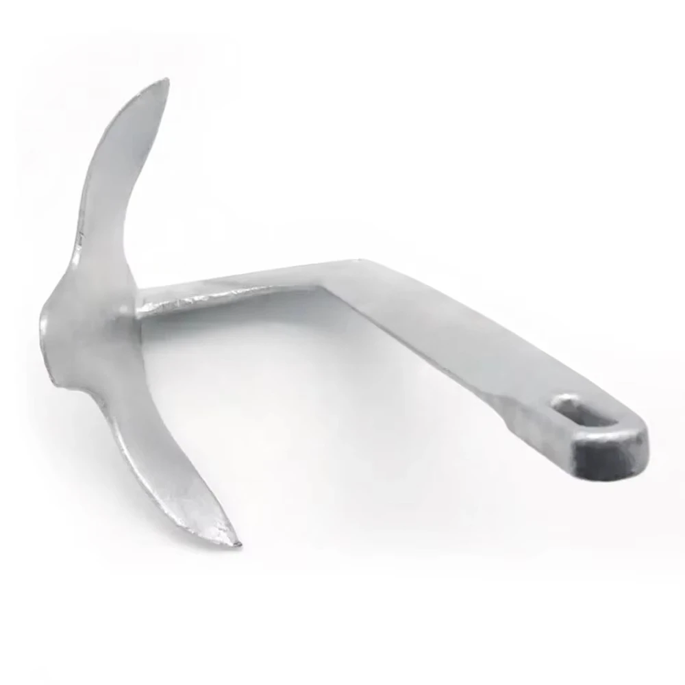 SSTT Factory Galvanized Bruce Anchor with Spade for Boats and Marine Use Hot Dip Galvanized Design-Anchor for Secure Boatfasteni