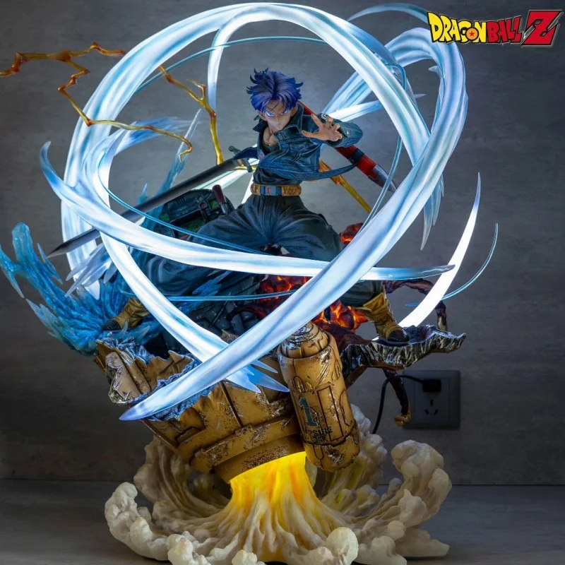 25cm Anime Dragon Ball Last Sleep Torankusu Replaceable Dual Head Dual Weapon Pvc Action Figure Collectible Decoration Model Toy