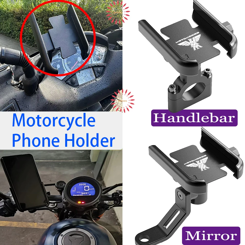 

GPS Stand Bracket For Moto Morini X-Cape Milan Corsaro Motorcycle Accessories Mirror Handlebar Mobile Phone Holder