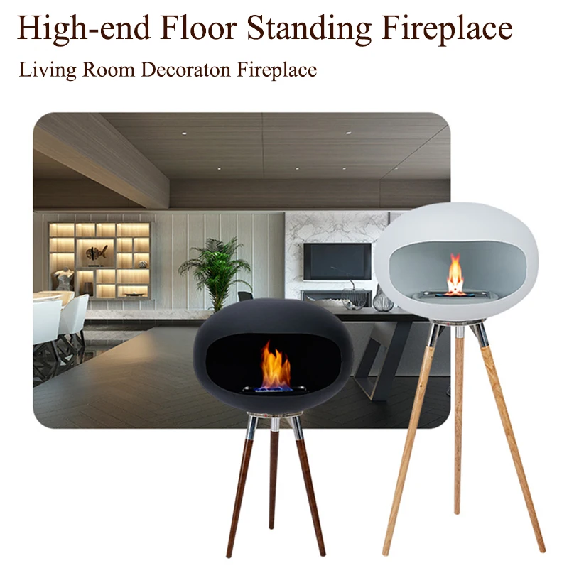 

Floor-standing Fireplaces High Foot Indoor Fireplace Home Living Room Decoration Fireplace High-end Heater Modern Fireplace