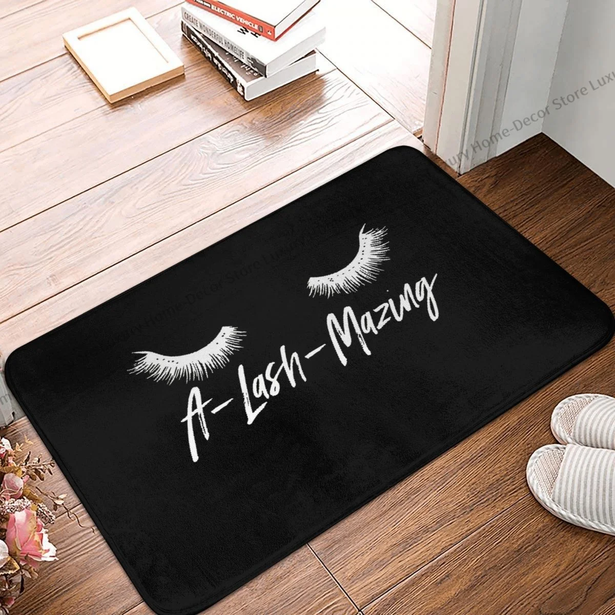 Eyelashes Eye Makeup Non-slip Doormat Kitchen Mat A Lash Mazing Eyelash Artist Lash Tech Floor Carpet Welcome Rug Bedroom Decor