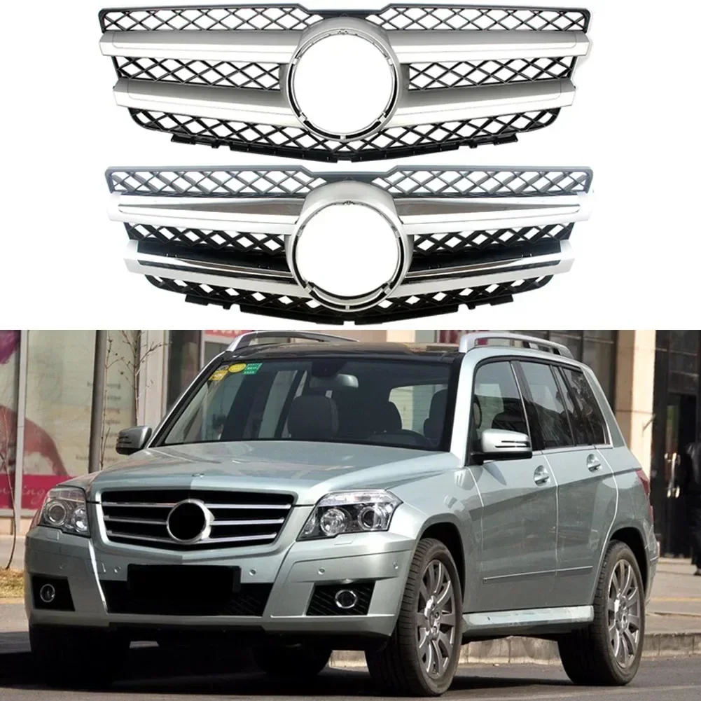 Front Racing Billet Bumper Grille Upper Facelift Grill For Mercedes-Benz X204 GLK280/300/350 2008 2009 2010 2011 2012