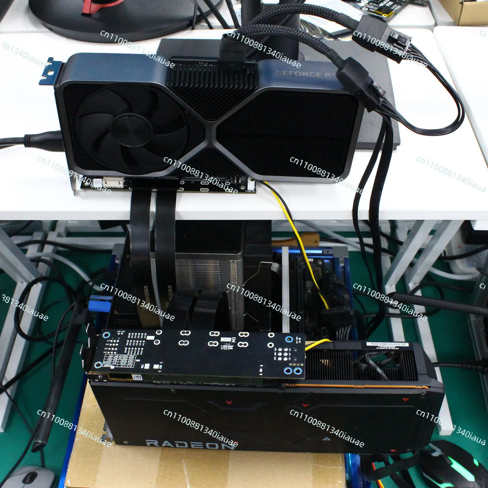 The 2024 New PCIe 4.0 X16 FFC Graphics Card Extension Cable Supports One-to-four X4x8 Splitting