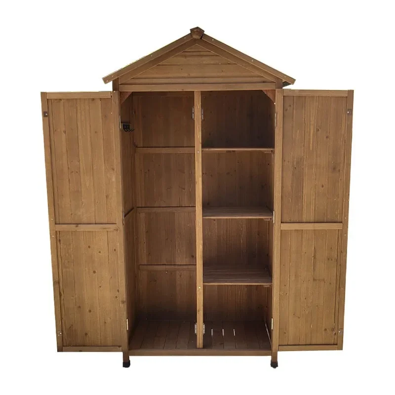 Outdoor Toolbox Storage Cabinet Sundries Locker Large Size Toolbox Gardening Garden Rainproof Garden Tool Cabinet