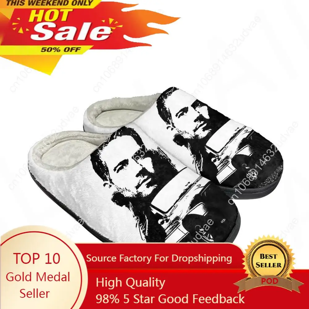 

Hot Fast and Furious Fashion Cotton Custom Slippers Mens Womens Sandals Plush Casual Keep Warm Shoes Thermal Comfortable Slipper