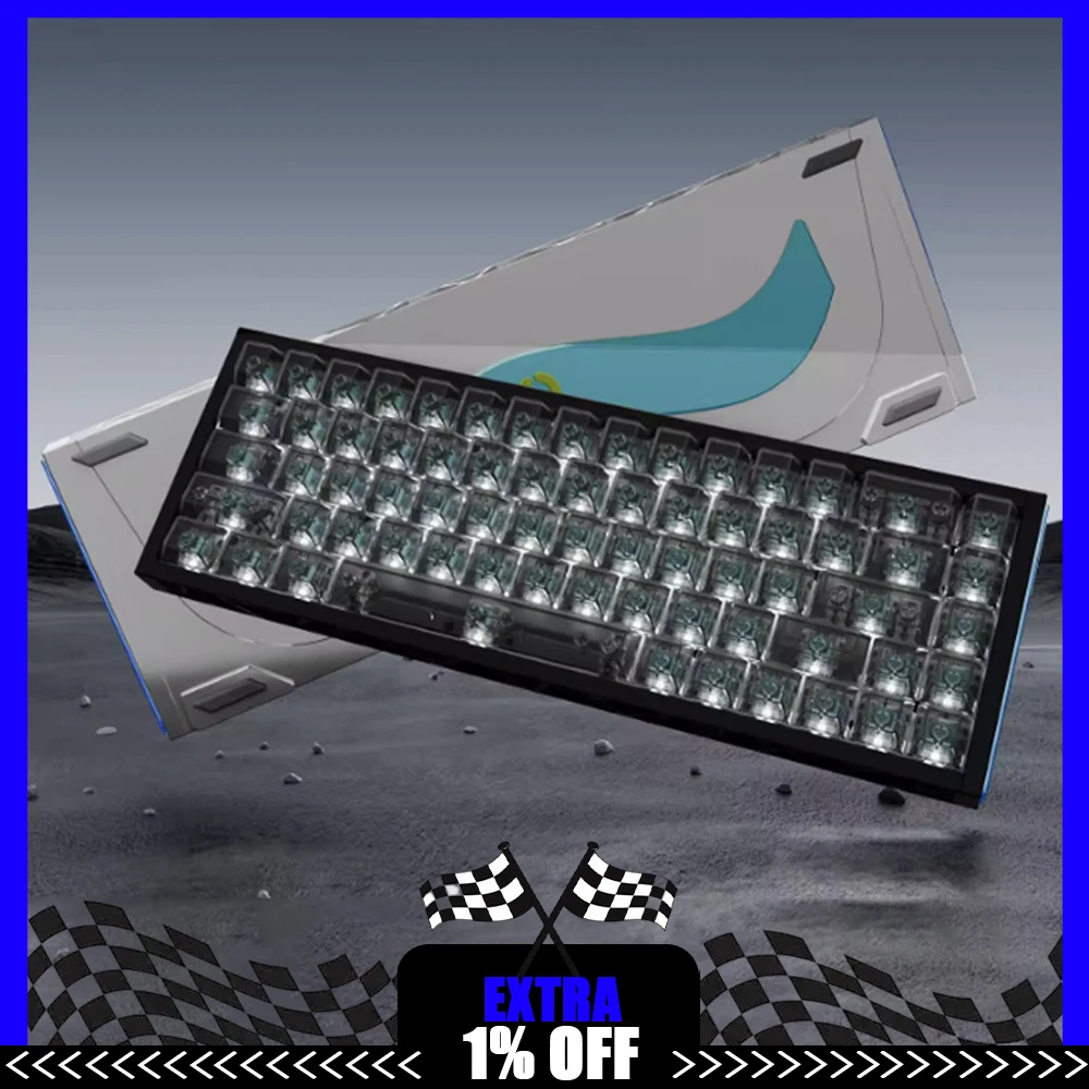 

KBD UK68 Pro Magenetic Switch Keyboard Wired Mechanical Keyboard 8000Hz RT0.01mm Gaming Keyboards 6 PC Accessories Gifts