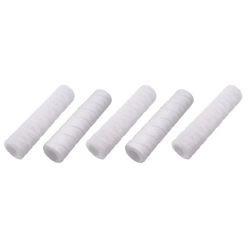 A84G-5 Micrometre 10 X 2.5 Inch String Wound Sediment Water Filter Cartridge Whole House Sediment Filtration, Universal Replacem