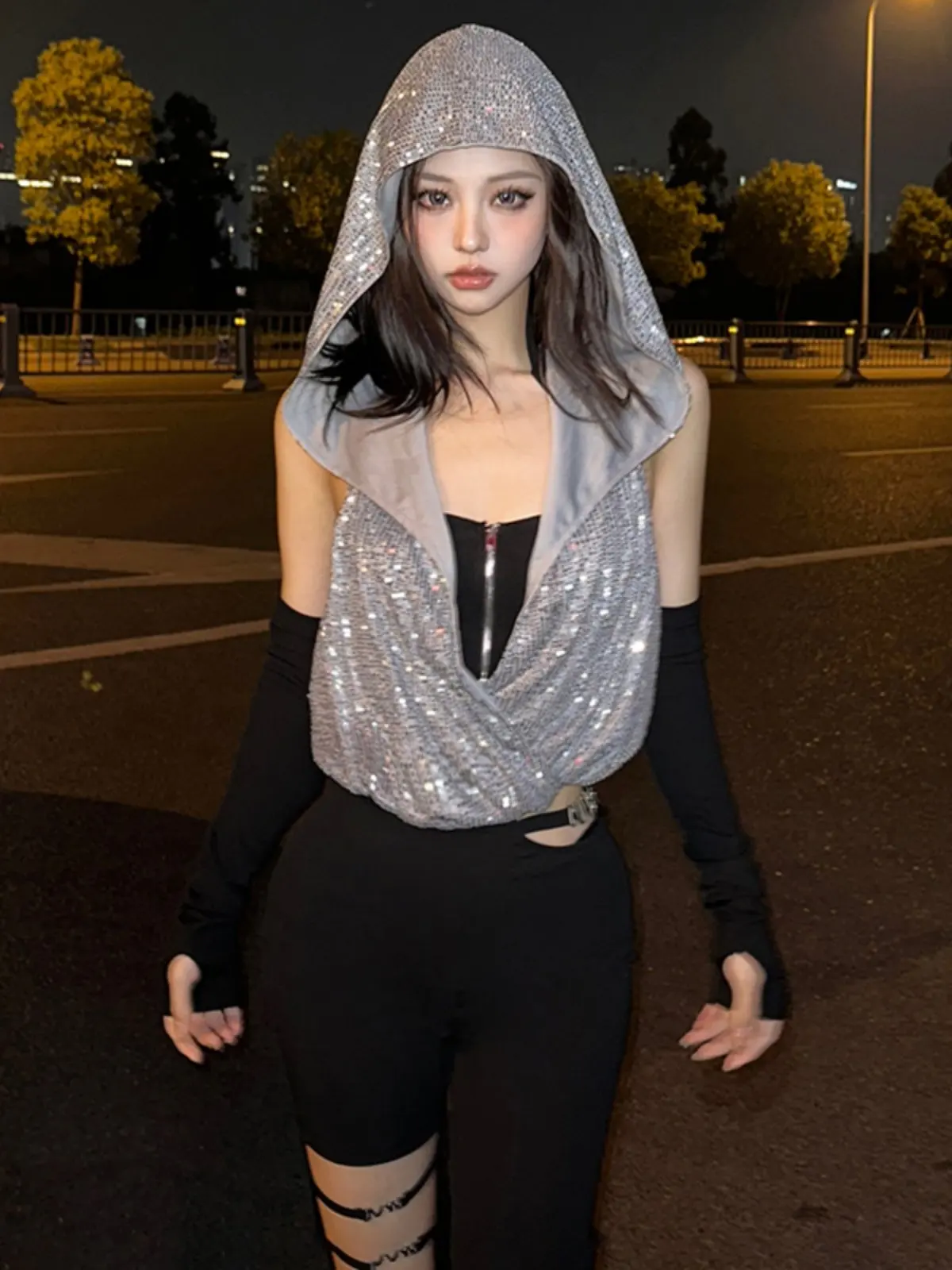 

Корейская женская мериносовая майка-халтер в стиле коттеджкор, с милым бантом, в горошек, для многослойного ношения, компрессионная, ажурная, декорированная, в стиле Ins