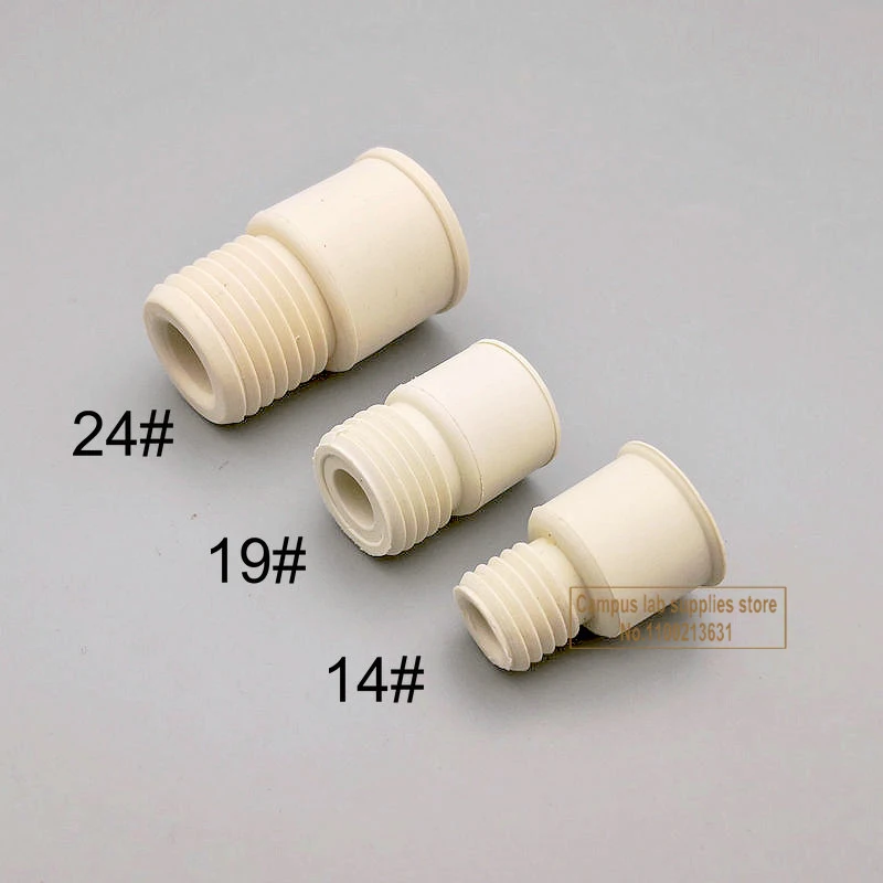 Lab14# 19# 24# Anti Mouth Rubber Stopper 20pcs 50pcs Reverse Thread Cap Rubber Thread Flap Stopper Slicone Screw Sealing Plug