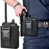 Outdoor walkie-talkie hanging bag Molle radio bag EDC fanny pack, magazine bag, camping, hiking, hunting, walkie-talkie cover