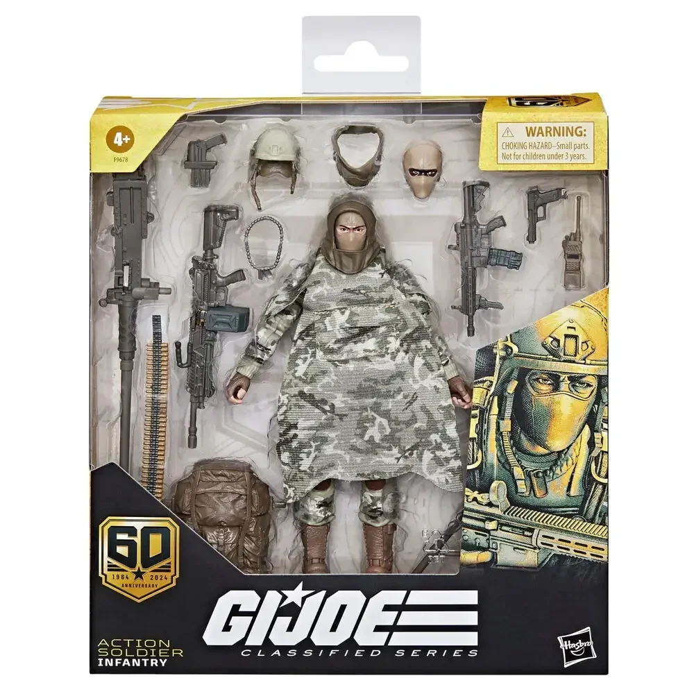 

In Stock G.I. Joe GI Joe Classified Series 6" Soldier Infantry 60th Anniversary Action Figure Model Toy Hobby Gift