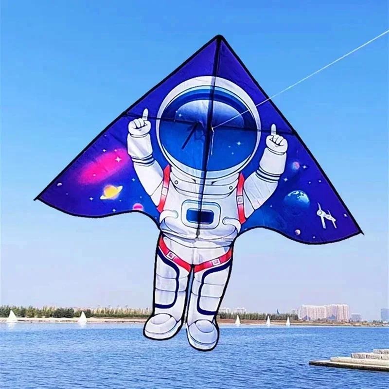Envío Gratis, pipas de astronautas, juguetes voladores para niños, pipas, astronauta, línea de cuerda, juguetes voladores al aire libre para niños, paracaídas
