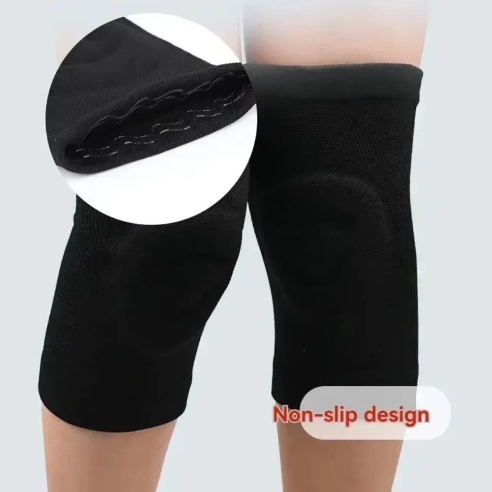 1pcs Fitness Dance Silicone Knee Pads Sport Sknee Pads Basketball Pressurized Cycling Roller Skating Silicone Thin Knee Pads