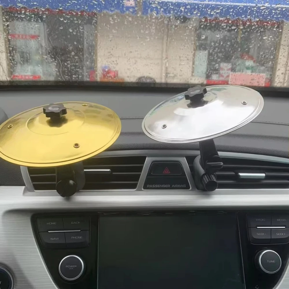 1/2PCS Universal Mini Drums Colliding with Cymbals Vent Decoration for Car Rugged Automotive Interior Accessories Crash Proof