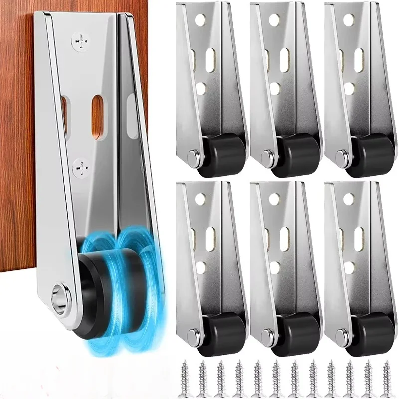 

Мебельный ролик, бесшумный, боковой, направленная опора, движущееся колесо, устойчивый, прочный, шкив из нержавеющей стали, ролик для ворот