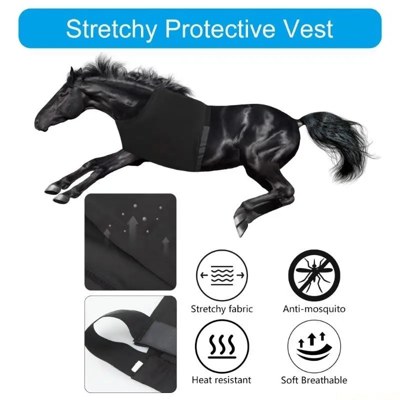 M5TC Horse Shoulder Guard Light weight Horse Chest Protector Cover AntiRub Bib