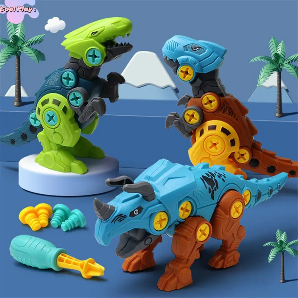 

Children Boy Girls Kids Gift Dinosaur Egg Combination Dinosaur Model Assembly Dinosaur Toys Construction Toy Set Education Toys