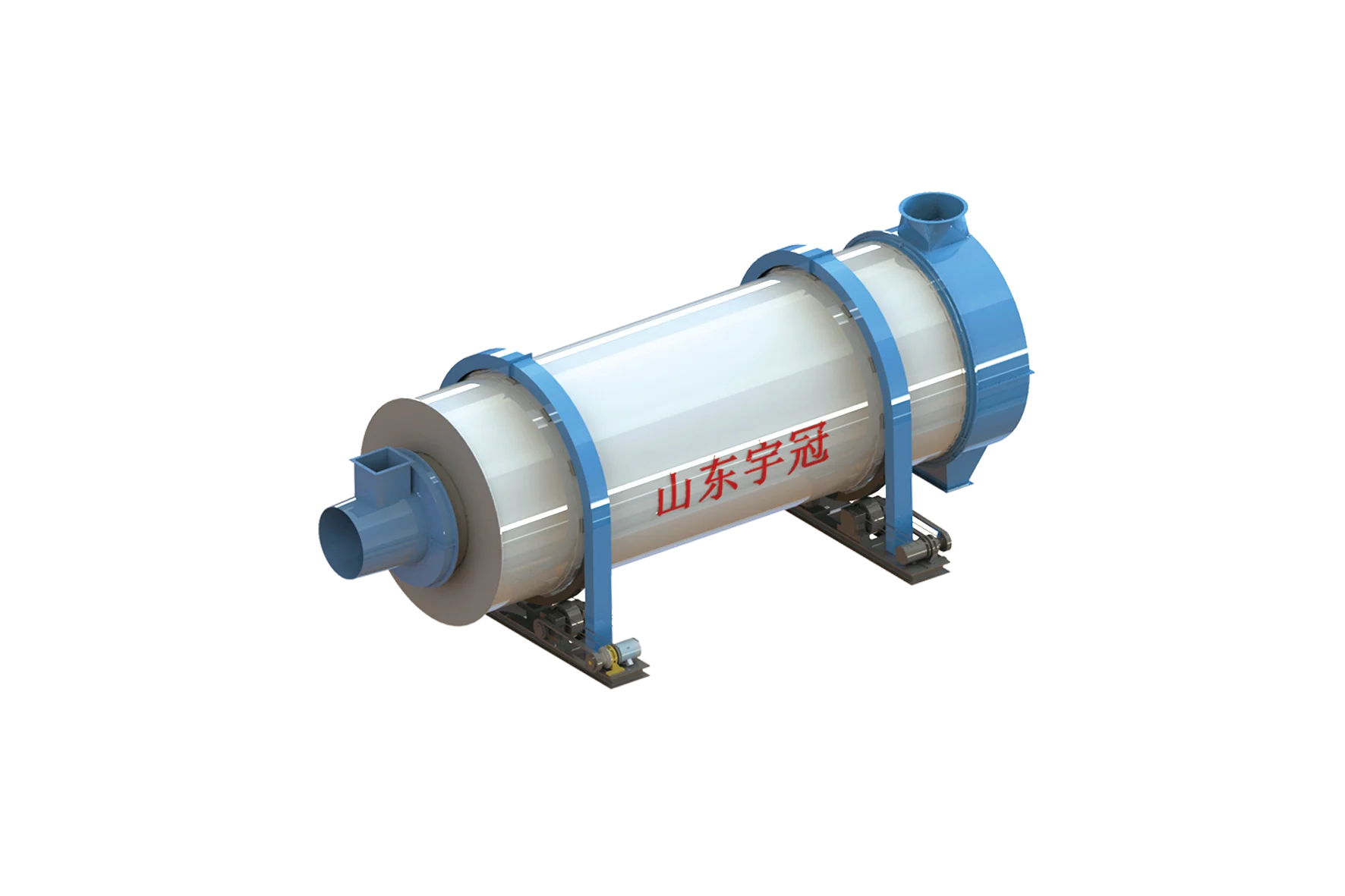 Bolida Biomass Rotary Drum Dryer Model YGHG3.0*18 New Farm Use 3.5T Capacity Remote Monitoring