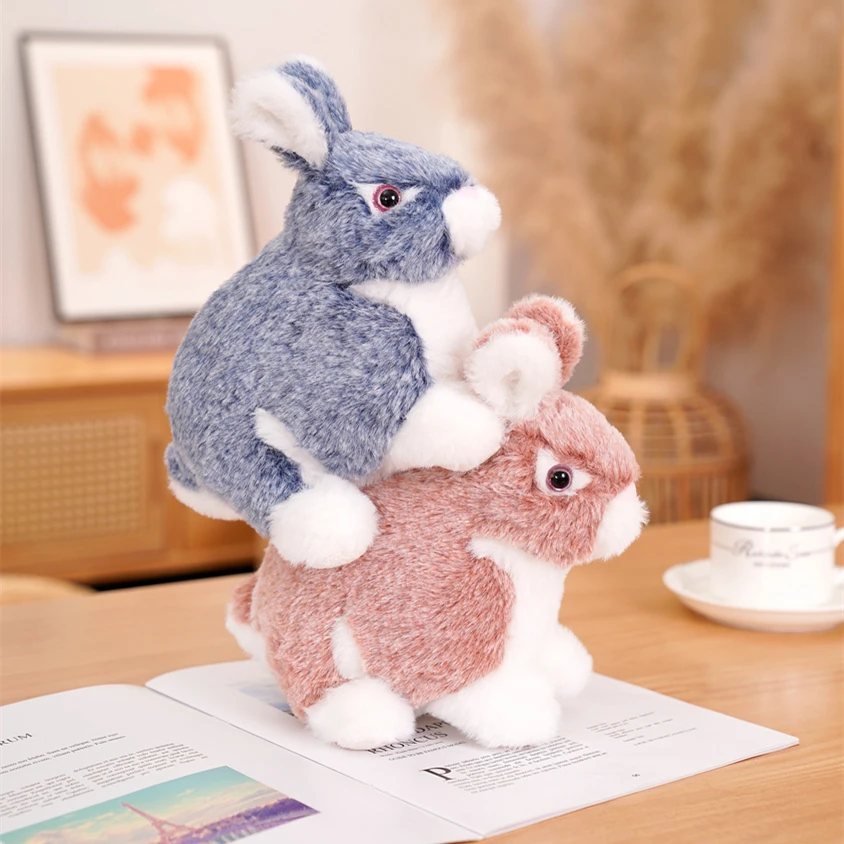 23Cm Konijn Knuffel Knuffeldier Bunny Pop Zachte Mooie Knuffelbeer Fluffy Knuffels Home Decor Geschenken Voor Kinderen Meisje