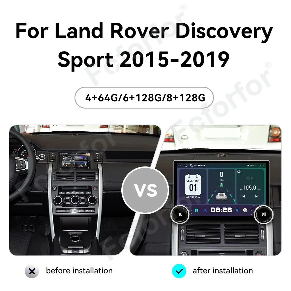 Slim Premium 11.5 Inch Android 15 HD Touch Carplay Android Auto Multimedia Radio For Land Rover Discovery Sport 2015-2019