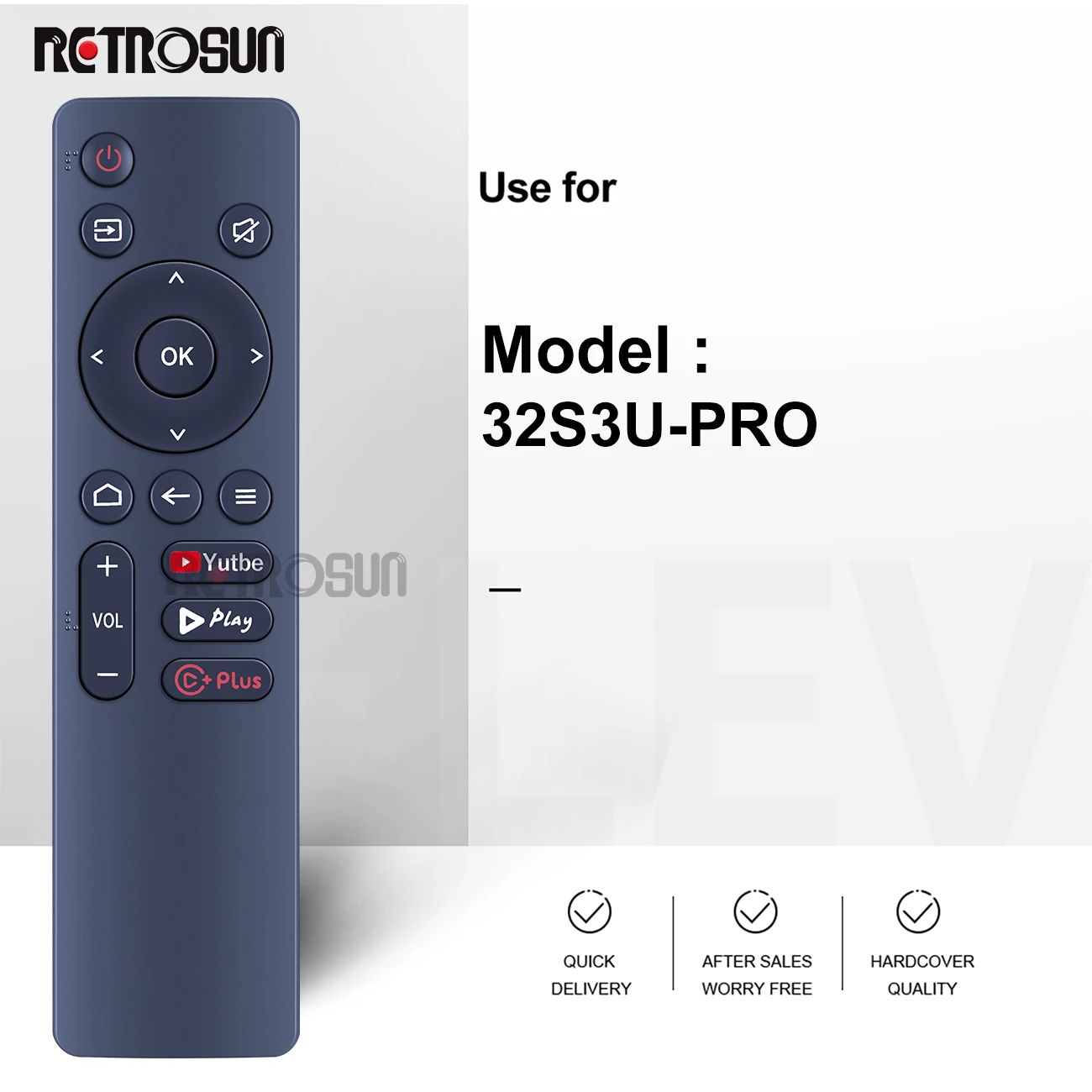 New Remote Control for Coocaa 32-inch HD Ready LED TV(32S3U-Pro) COOCAA(YPP)