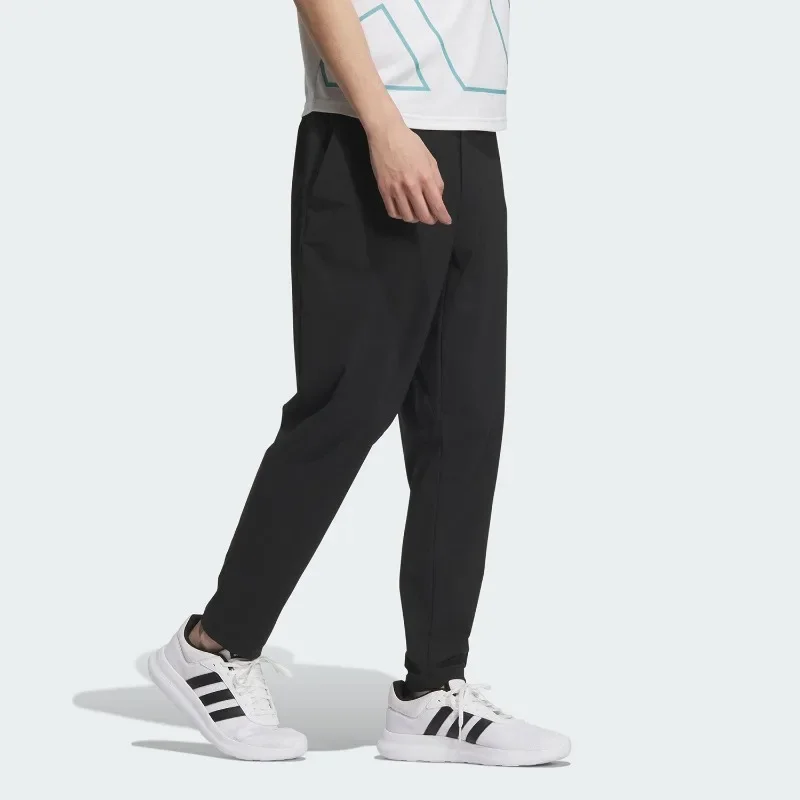 Adidas Sweat Wicking Button Zip Waist Skinny Fit Snap Cargo Pockets Commute TrousersJL6051