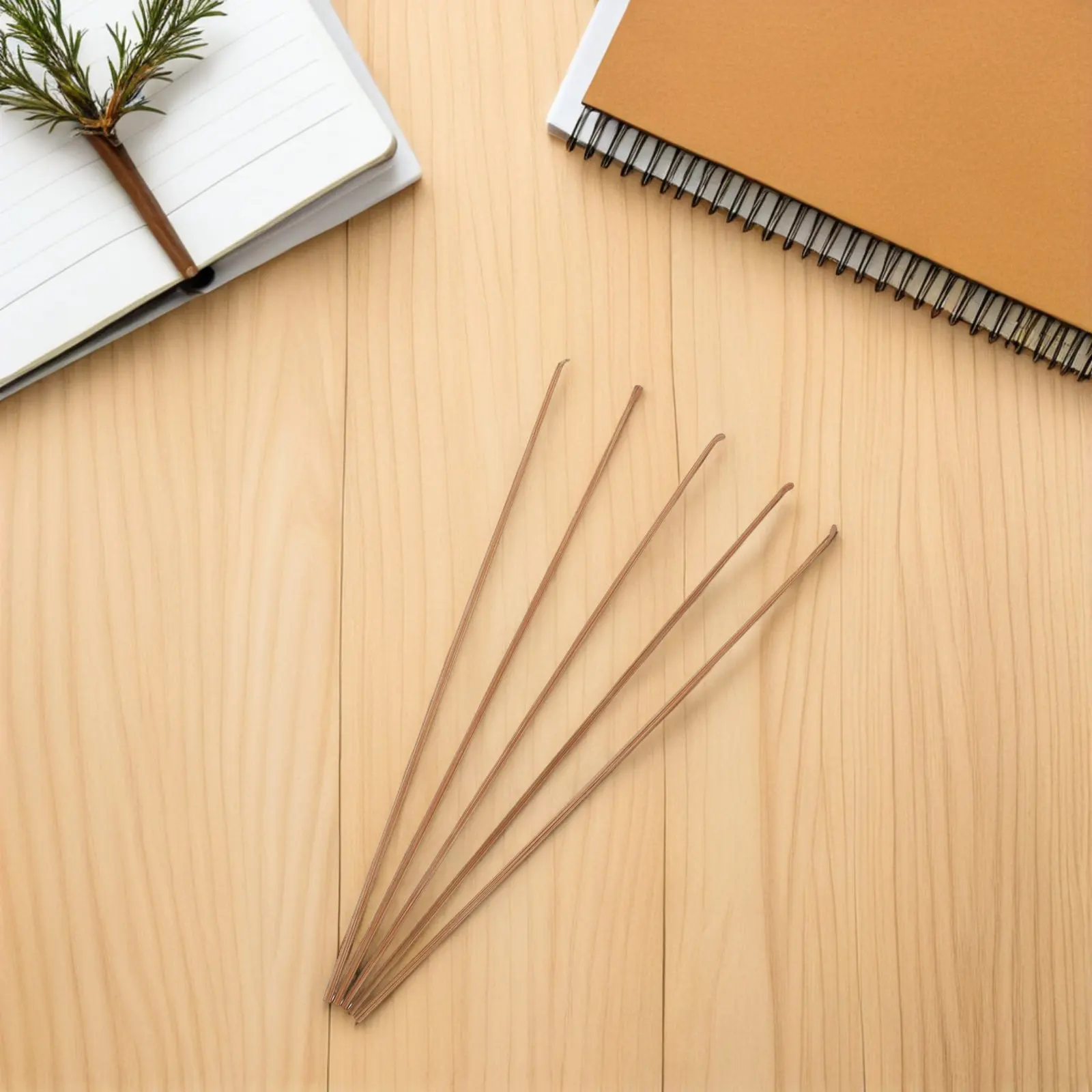 5Pcs Bamboo Ear Cleaning Sticks 167Mm Non-Slip Handle Earwax Remover Tool Set Portable for Home Travel Bamboo Ear Cleaner
